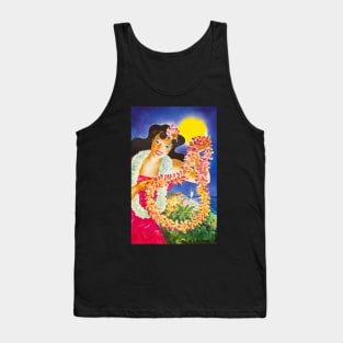 Aloha Hawaii Hula Welcoming You Tank Top